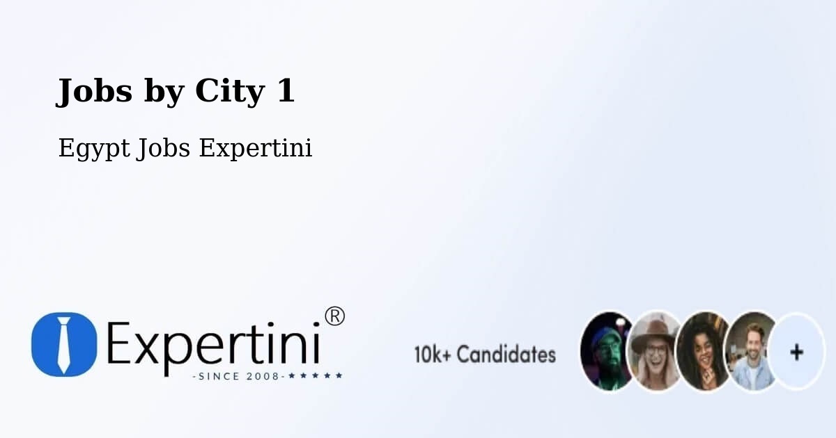 City Jobs in Egypt - Expertini